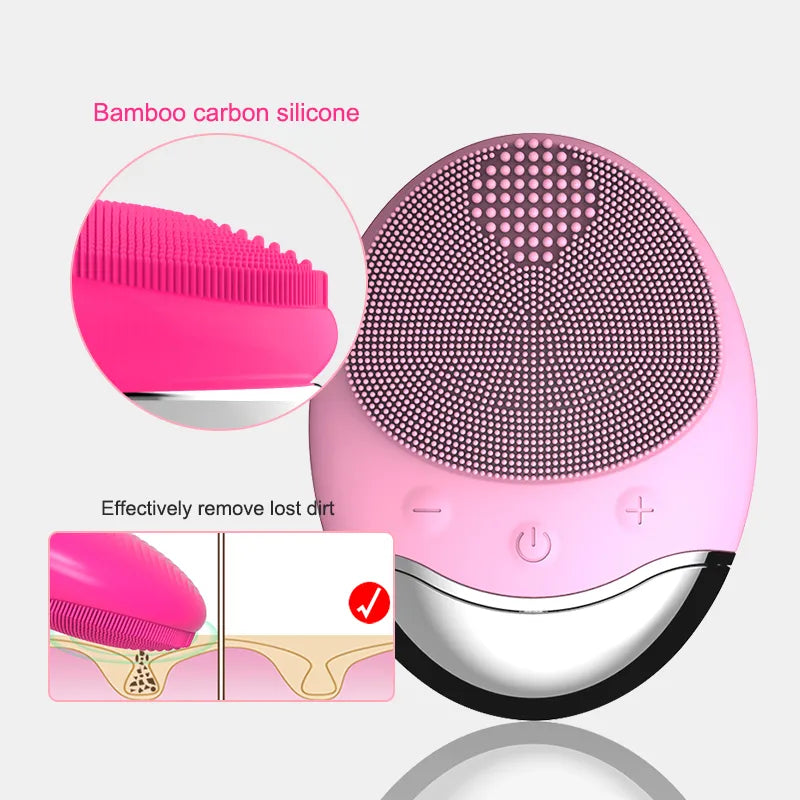 Cleansing Rotary Silicon Brush