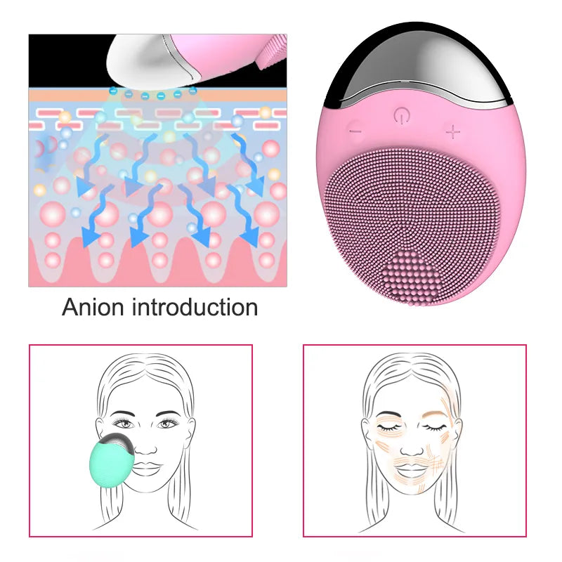 Cleansing Rotary Silicon Brush