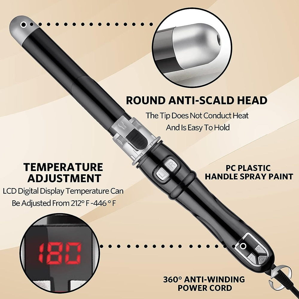 Auto-rotate Hair Curler Wand