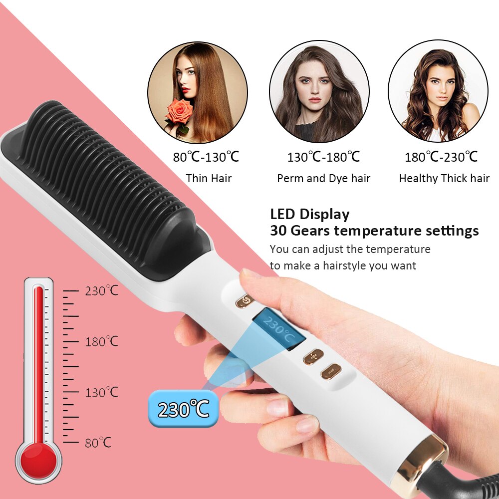 Hacrin Hair Straightener Comb