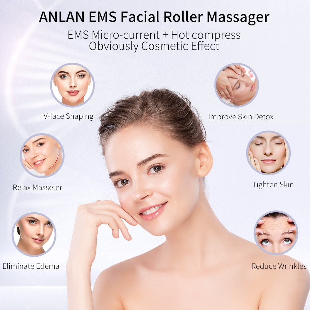 ANLAN EMS V Face Roller